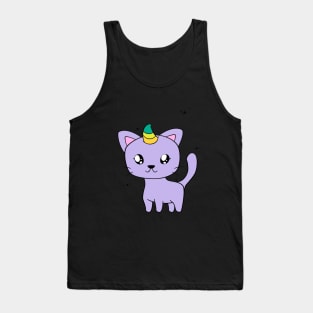 Caticorn, the combination of cat and unicorn Tank Top